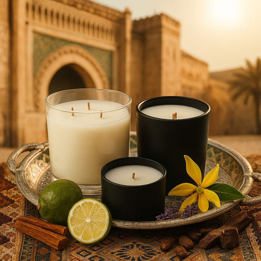 Moroccan Breeze | Citrus Aromatic Scented Candle – Wick & Flame